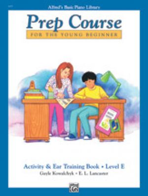 Alfred's Basic Piano Prep Course: Activity & Ear Training bk E