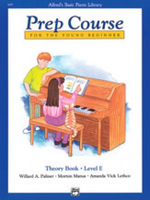 Alfred's Basic Piano Prep Course: Theory bk E