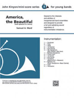 America the Beautiful Score & Parts