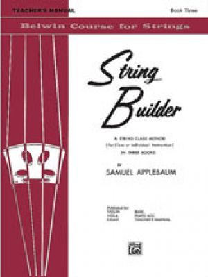 String Builder Book Three Bk Teachers Manual