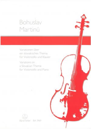Variations on a Slovakian Theme 1959 Cello