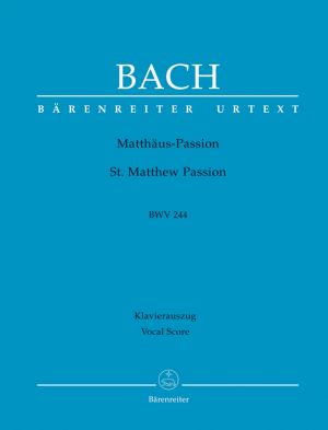 St Matthew Passion Vocal Score