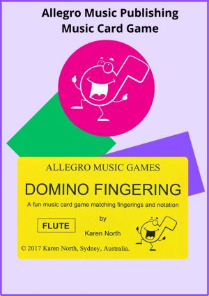 Domino Fingering Card Game - Flute