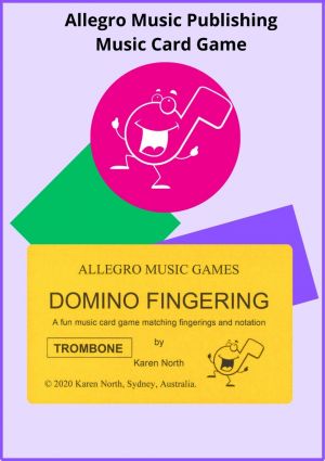 Domino Fingering Card Game - Trombone