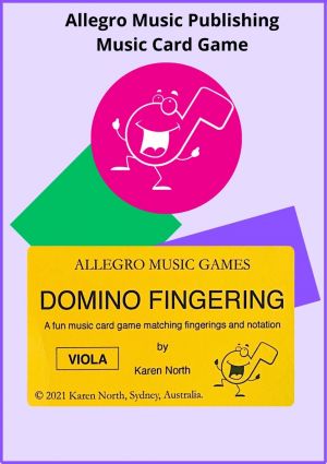 Domino Fingering Card Game - Viola