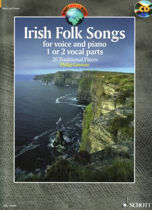 Irish Fiddle Songs Voice & Piano Bk/cd