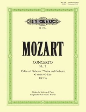 Concerto No 3 G major KV 216 Violin 