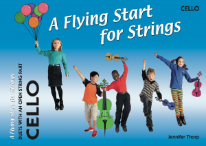A Flying Start for Strings Duets with an Open String Part Cello 