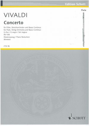 Concerto G Mjr Rv436 Flute/piano