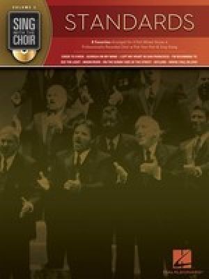 STANDARDS SING WITH THE CHOIR BK/CD V3