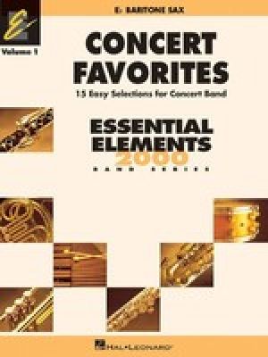 Concert Favorites Ee V1 Baritone Sax