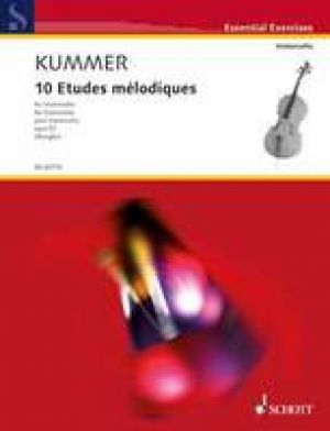 Kummer - 10 Etudes Melodiques Op 57 Cello
