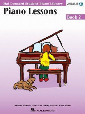 Piano Lessons Bk 2 - Book & Audio - Hal Leonard Student Piano Library