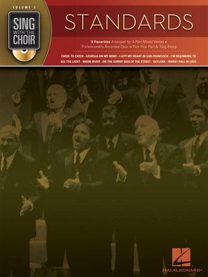 STANDARDS SING WITH THE CHOIR BK/CD V3
