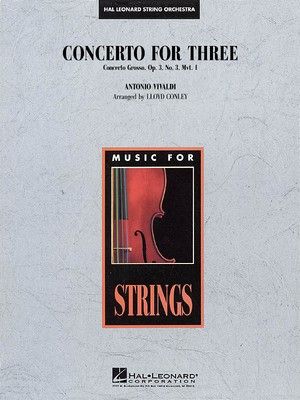 Concerto For Three (concerto Grosso Op 3) So3-4