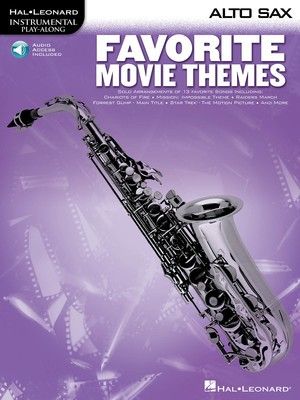Favorite Movie Themes Alto Sax Bk/cd