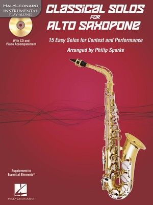 Classical Solos For Alto Saxophone Bk/cdrom
