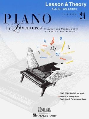Piano Adventures All In Two 2a Lesson Theory bk/cd