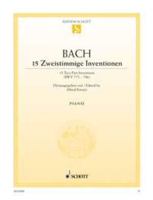15 two-part Inventions BWV 772-786