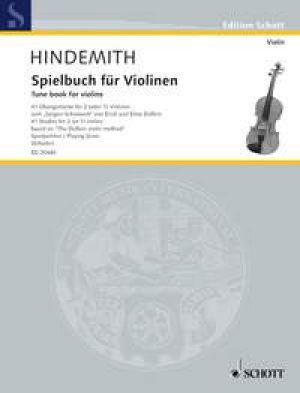 Tune book for violins