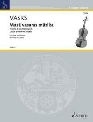 Maza Vasaras Muzika (little Summer Music) Viola