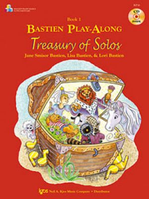 Bastien Play-Along Treasury Of Solos, Book 1