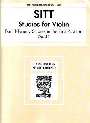 Studies Op 32 Bk 1 Violin Solo