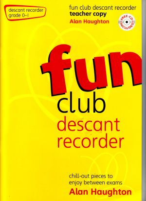 Fun Club Descant Recorder Gr 0-1 Teacher Book & CD
