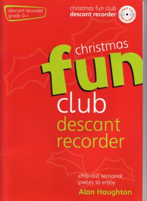 Fun Club Christmas Descant Recorder Book & CD
