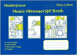 Masterpiece Music Manuscript Book
