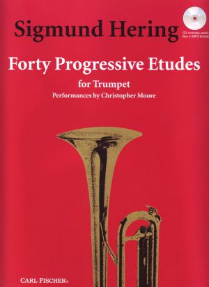 40 Progressive Etudes Trumpet Bk & CD 