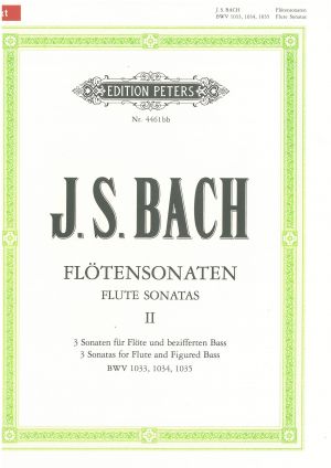 Sonatas Vol 2 BWV 1033-1035 Flute 