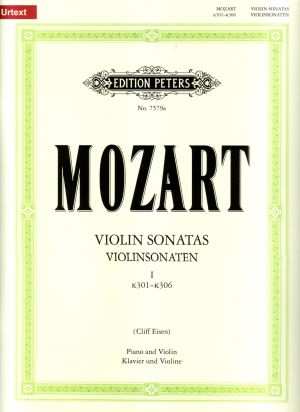 Sonatas Vol 1 K 301-306 Violin