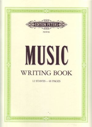 Peters Music Writing Book (portrait)