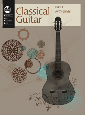 AMEB Classical Guitar Series 2 Grade 6 Book