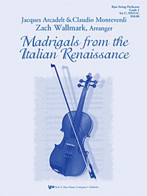 Madrigals from the Italian Renaissance - Score