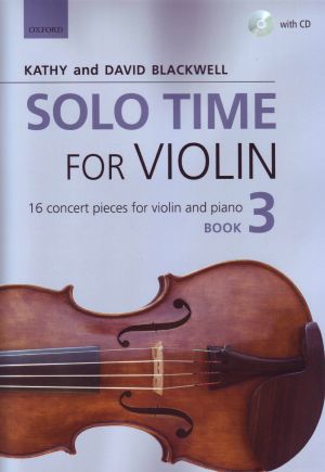 Solo Time Violin Bk 3 Bk & CD