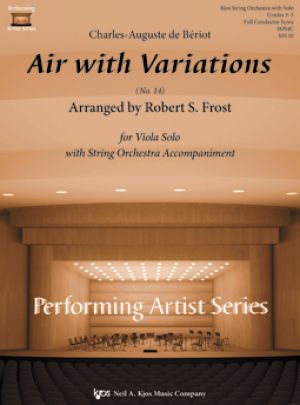 Air with Variations No. 14 for Viola Solo with String Orchestra Accompaniment 