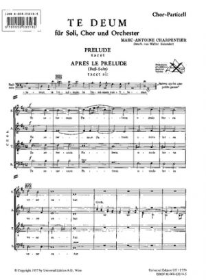 Te Deum  Choral Score