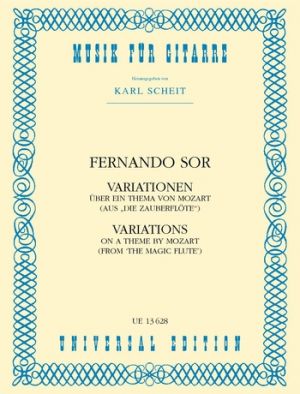 Variations-theme Of Mozart Gtr
