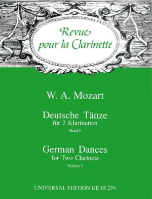 German Dances Bk1 2 Clarinets
