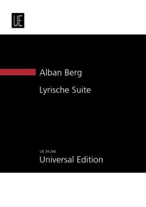 Lyrische Suite String Quartet Study Score