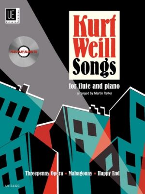Kurt Weill Songs Flute & Piano/cd