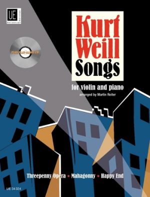 Kurt Weill Songs Vln/Piano +cd
