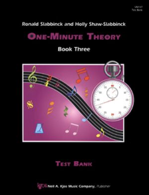 One-Minute Theory, Book 3 - Test Bank