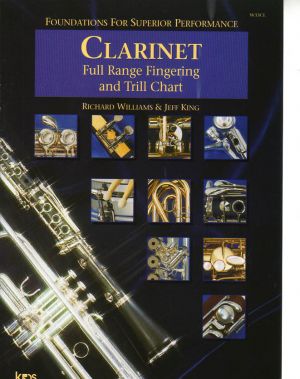 Foundations For Superior Performance Full Range Fingering and Trill Chart-Clarinet