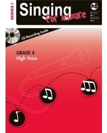 AMEB Singing For Leisure Series 1 Book/CD High Voice - Grade 4